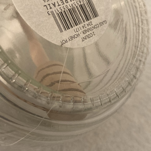 Target BP Large GLASS Honey Pot - Picture 7 of 7
